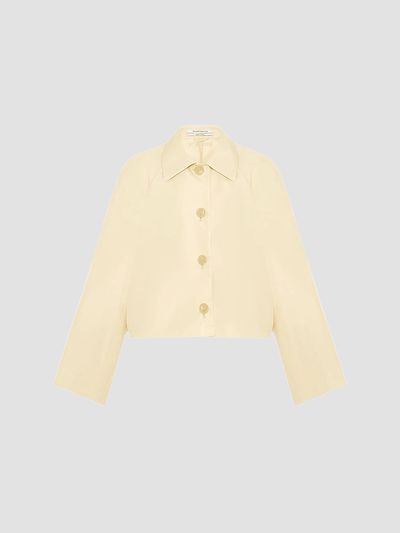 Another Tomorrow Women's Short Balmacaan Jacket