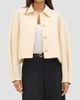 Another Tomorrow Women's Short Balmacaan Jacket - 2