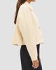 Another Tomorrow Women's Short Balmacaan Jacket - 3