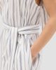Another Tomorrow Women's Sleeveless Pleat Back Tie Dress - 5