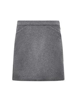 Another Tomorrow Women's Tailored Mini Skirt