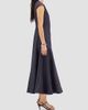 Another Tomorrow Women's V-Neck Day Dress - 3