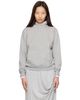 Ans Dotsloevner Ans Dotsloevner Gray Balloon Pull-Over Hoodie - 1
