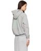 Ans Dotsloevner Ans Dotsloevner Gray Balloon Pull-Over Hoodie - 3