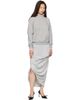 Ans Dotsloevner Ans Dotsloevner Gray Balloon Pull-Over Hoodie - 4