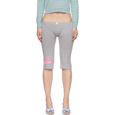 Ans Dotsloevner Ans Dotsloevner Gray High 'Childhood' Leggings