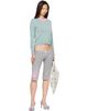 Ans Dotsloevner Ans Dotsloevner Gray High 'Childhood' Leggings - 4