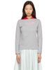 Ans Dotsloevner Ans Dotsloevner Gray Long Sleeve T-shirt - 1