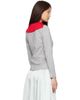 Ans Dotsloevner Ans Dotsloevner Gray Long Sleeve T-shirt - 3