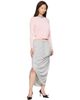 Ans Dotsloevner Ans Dotsloevner Pink & Yellow Knitted Striped Long Sleeve Sweater - 4