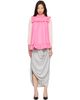 Ans Dotsloevner Ans Dotsloevner Pink Frilled 'Childhood' Minidress - 1