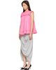Ans Dotsloevner Ans Dotsloevner Pink Frilled 'Childhood' Minidress - 4