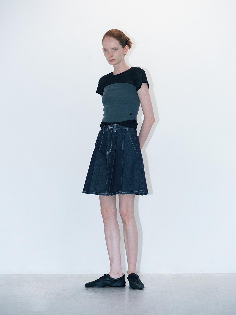 answerisyes Back Zipper Tube Top_Charcoal