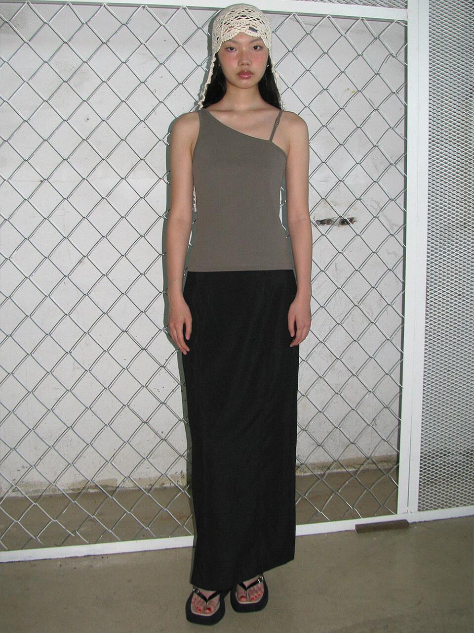answerisyes Single Buckle sleeveless_khaki