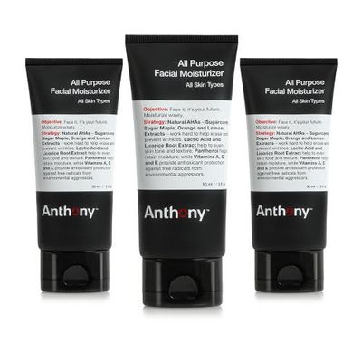 Anthony Anthony All-Purpose Facial Moisturizer 3 oz Multi-Pack Of 3