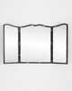 Anthropologie 3-Panel Fabric Wall Mirror - 1