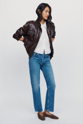 Anthropologie AGOLDE Lana High-Rise Straight Jeans