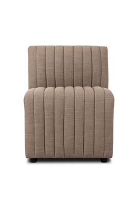 Anthropologie Alexander Performance Linen Modular Dining Banquette Armless Chair