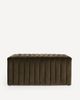 Anthropologie Alexander Velvet Coffee Table Ottoman - 4