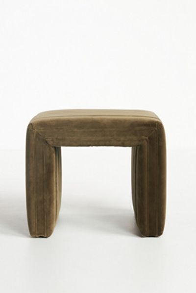 Anthropologie Alexander Velvet Ottoman