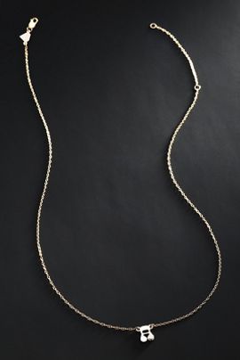 Anthropologie Alison Lou Mini Stellar Letter Necklace