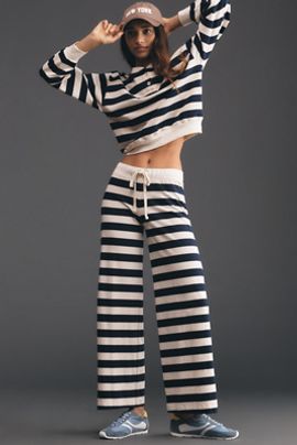Anthropologie All Time Favorite Sailor Nautical Drawstring Pants
