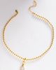 Anthropologie ALV Jewels Heidi Bezel Pendant Necklace - 1