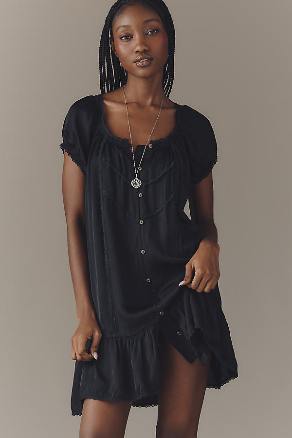 anthropologie little black dress glam evening dress SHEIN LUNE Women's Summer Size:child-12 47% Cotton bodice Pullover