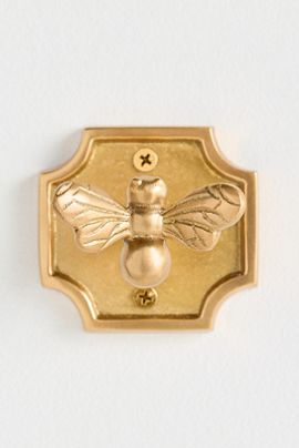 Anthropologie Anneli Brass Bee Bath Hook