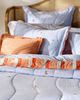 Anthropologie Annika Cotton Sailor Embroidered Quilt - 2