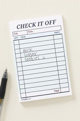 Anthropologie Anthropologie X Marigold Press Guest Check Notepad