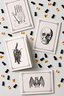 Anthropologie Assorted Halloween Journals, Set of 4