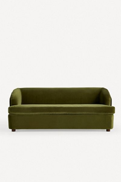 Anthropologie Athena Velvet Sleeper Sofa