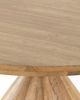Anthropologie Bibianna 60" Round Wood & Marble Dining Table - 2