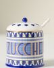 Anthropologie Bistro Tile Stoneware Sugar Serve Set: Italia Edition - 2