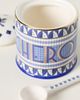 Anthropologie Bistro Tile Stoneware Sugar Serve Set: Italia Edition - 3
