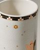 Anthropologie Bistro Tile Stoneware Vase: Halloween Edition - 4