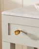 Anthropologie Brass Rose Knob - 1