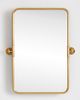 Anthropologie Burnish Brass Mirror - 2