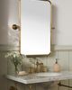 Anthropologie Burnish Brass Mirror - 3