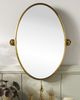 Anthropologie Burnish Brass Mirror - 6