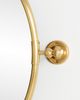 Anthropologie Burnish Brass Mirror - 9