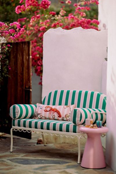 Anthropologie Business & Pleasure Co. The Al Fresco Love Seat Cushion Slipcover Set