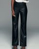 Anthropologie By Anthropologie Faux Leather Mid Rise Pants - 3
