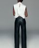 Anthropologie By Anthropologie Faux Leather Mid Rise Pants - 4