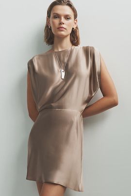 Anthropologie By Anthropologie Indira 100% Silk Mini Dress