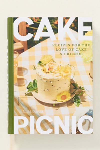 Anthropologie Cake Picnic Hardcover Cookbook