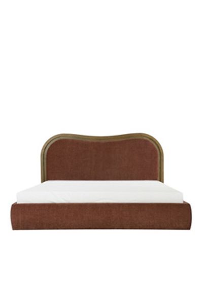 Anthropologie Camilla Velvet Upholstered Bed