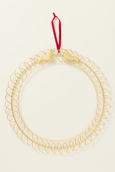 Anthropologie Card Holder Wreath