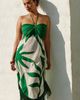 Anthropologie Celandine 100% Cotton Sunset Halter Midi Dress - 4